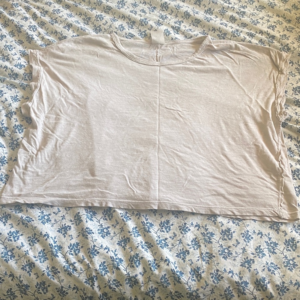 We The Free Cream Short Sleeve Tee